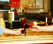 Drinks on a table