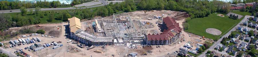 Large hotel being built in the Tourism sector of Niagara Falls