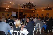 People gathered at an event