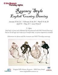 @ the Museum Thursday nights Present: Regency Style English Country Dancing Image