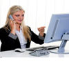 Person on the phone