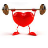 Heart lifting weights