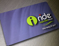 an image of the iRide Pass Card