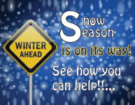 The snow is coming