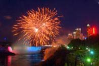 Fireworks in the sky
