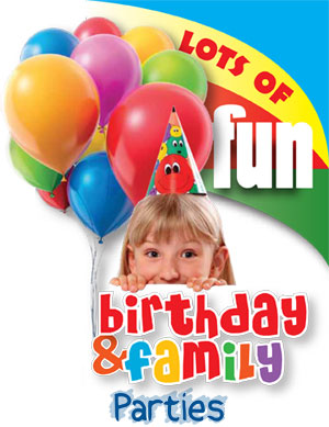 Birthday and Family Parties at the Gale Centre - Lots of Fun!