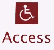 Red Wheelchair sign