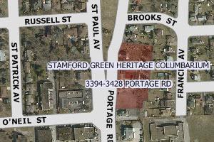 Stamford Green Columbarium Location