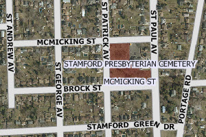 Stamford Presbyterian Cemetery Location
