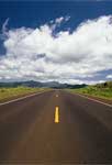 Road pointing into the horizon