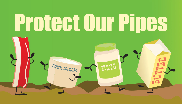 Protect our sewer pipes