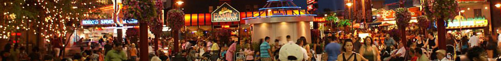 Night life in Niagara Falls