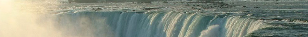 Niagara Falls on a clear day