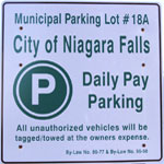 Parking Lot Sign