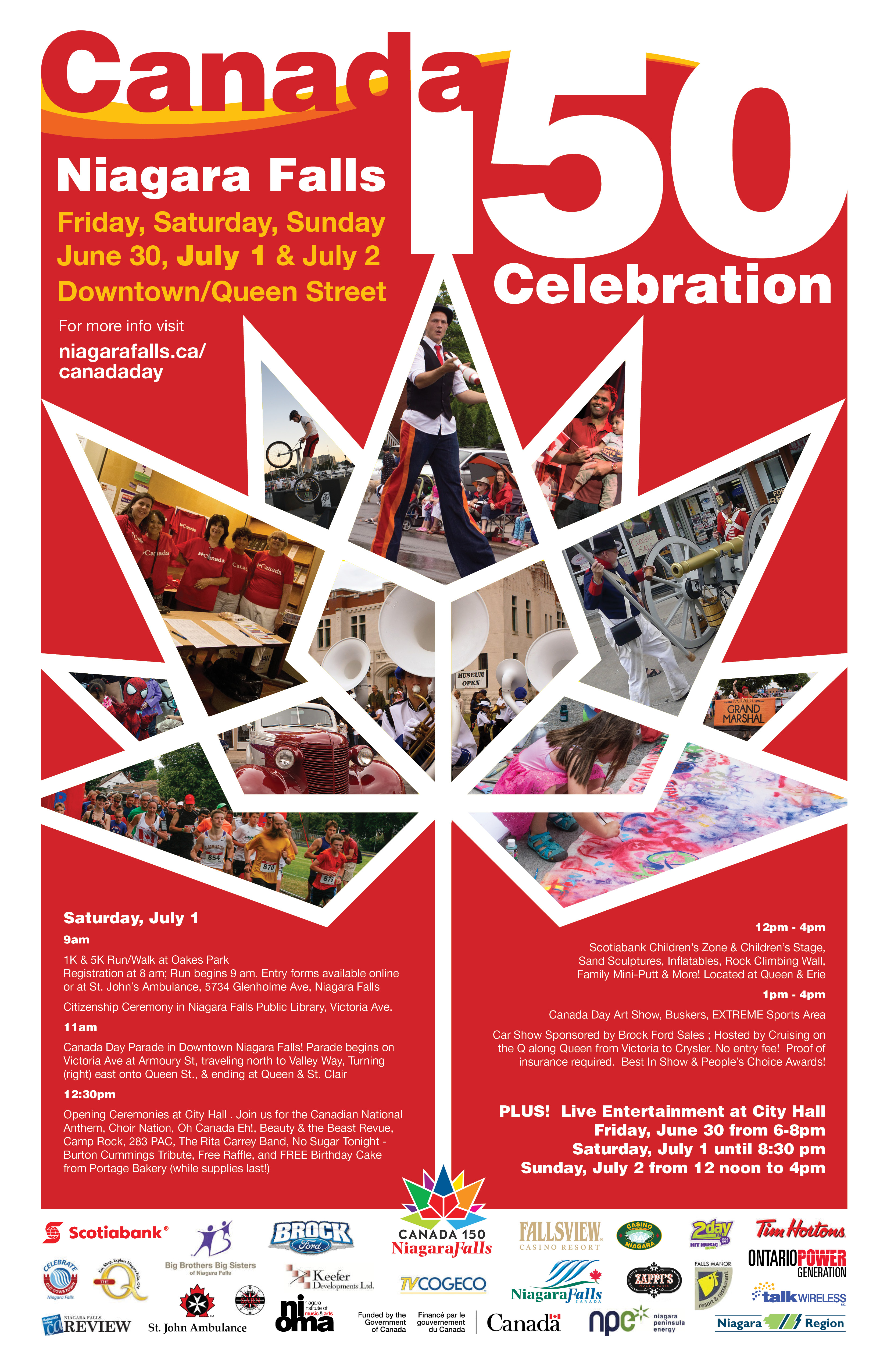 Canada Day Celebration Poster