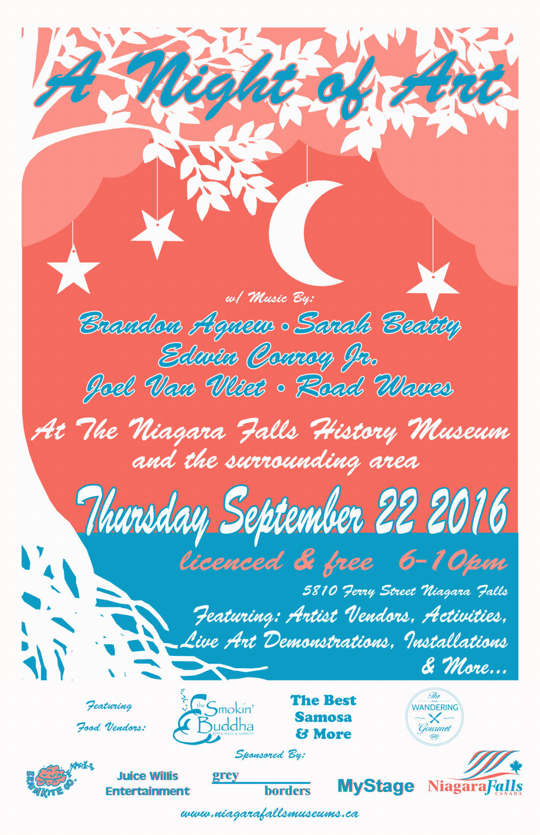 Night of Art 2016 poster