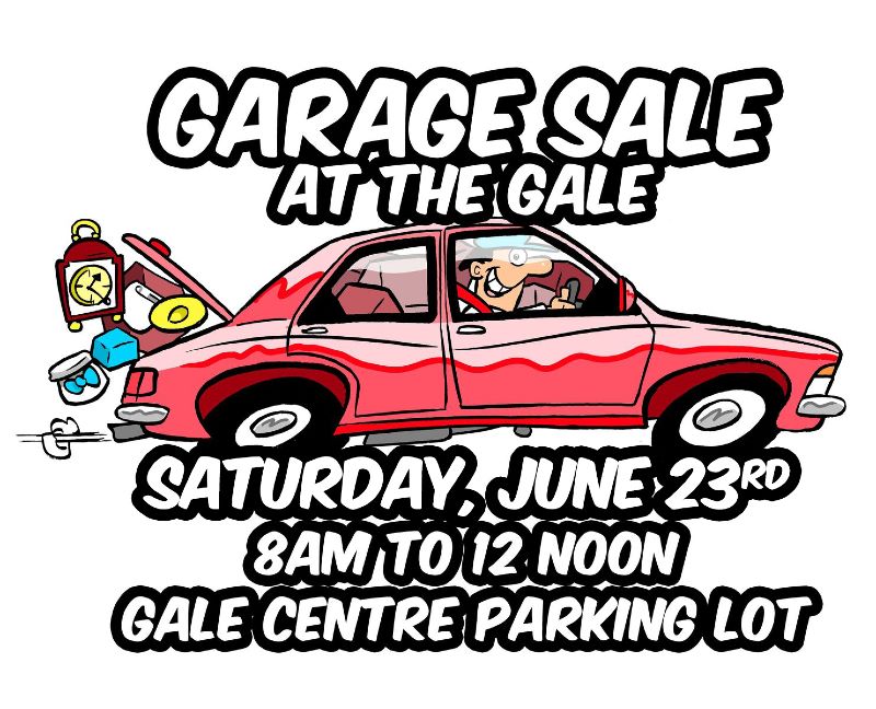 Garage Sale at the Gale Logo 2018