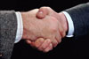 Shaking hands