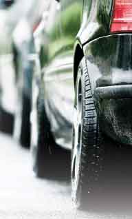 Cars on the road