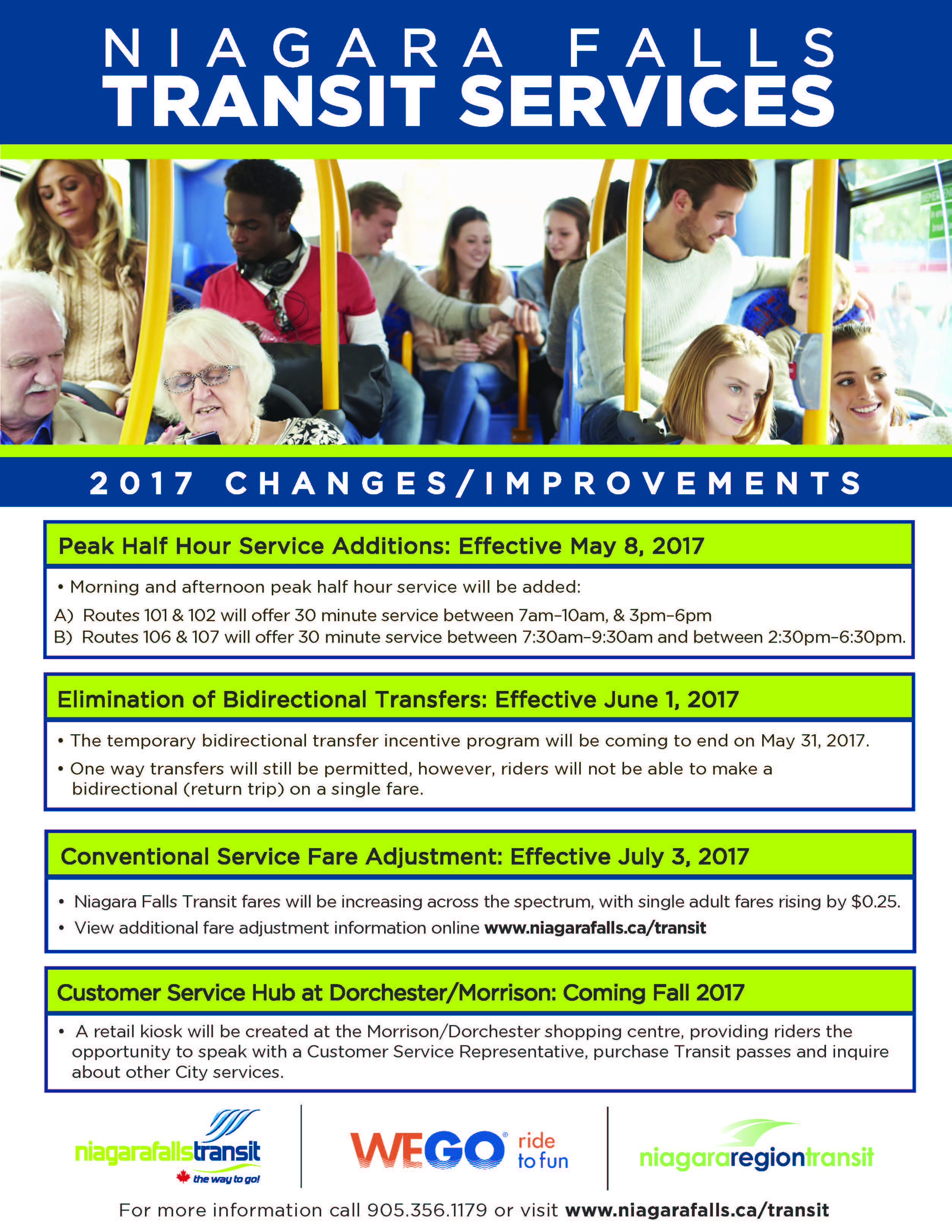 2017 Transit Changes & Improvements